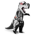 thumbnail image 2 of Joyfy Halloween Costume Gonflable Skeleton Dinosaur, Yeux à DEL Rouges Adultes Squelette T-Rex Tenue Gonflable Unisexe Costume à Thème Cosplay, 2 of 7