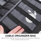 thumbnail image 5 of OUNONA Bolsa Organizadora De Cables Para Viaje Y Portátil De Poliéster, 5 of 5