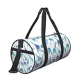 thumbnail image 3 of Xecao Cool Giraffe print Round Travel Duffel Bag is a foldable gym bag with an inner pocket, perfect for travel sports, 3 of 8