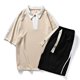thumbnail image 5 of Ropa de verano para hombres Conjuntos de 2 piezas Conjuntos casuales de polo y pantalones cortos, 5 of 5