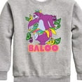 thumbnail image 3 of Disney - The Jungle Book - Baloo Stickers - Boys Crew Fleece Sweatshirt, 3 of 5