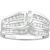 1/3 Carat T.W. Marquis-Cut Diamond Bridal Set in 10kt White Gold