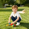 thumbnail image 4 of CHEEREAM Summer Sets For Kids Jogger Pants and Short Sleeve Button Crew Neck Shirt Boys Leisure Active Beach 2-Piece Outfits, 4 of 6
