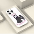 thumbnail image 4 of Moderno y divertido: sea creativo con esta funda plateada mate de doble capa para iPhone 15 Pro Max 14 13 12 Pro 11, 4 of 4