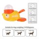 thumbnail image 4 of 2026 Smart Duck Auto Pet Feeder, Interactive Pet Feeder Anxiety Relief Cat/Dog Toy with Treat Dispenser & Slow Feed Puzzle, 3 Lids, 4 of 5