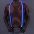 thumbnail image 5 of LINLIN LED Suspenders, Back Suspenders LED Light Suspenders Neon Stripe Light Up LED Suspenders Y Shape Suspenders Battery, 5 of 8
