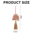 thumbnail image 2 of 1pcs Christmas tree car pendant decorative indoor knitting ornaments., 2 of 5