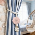 thumbnail image 4 of Embrasses de Rideaux Camellia Accessoires et Déco de Rideaux Corde de Liage à Perles pour Rideau Transparent Moderne Concis Embrasses de Rideaux Ajustables, 4 of 6