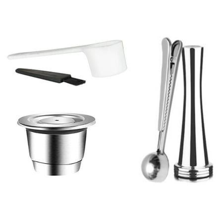 

Stainless Steel Refillable Coffee Espresso Capsules Reusable Coffee Pods for I Cafilas Refillable Coffee Filters