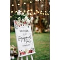 thumbnail image 4 of Darling Souvenir MADE WITH LOVE CustomWelcomeSignPainted Flower With BorderWelcomeTo Our Engagement Poster For Easel Party Collection- 18x 12, 4 of 5