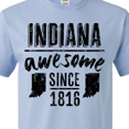 thumbnail image 4 of Inktastic Indiana Awesome Since 1816 T-Shirt, 4 of 5