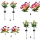 thumbnail image 2 of Inteprter Lote de 2 luces solares para jardín, impermeables, para exteriores, iluminan el patio con flores solares. Decoración del hogar A, 2 of 6