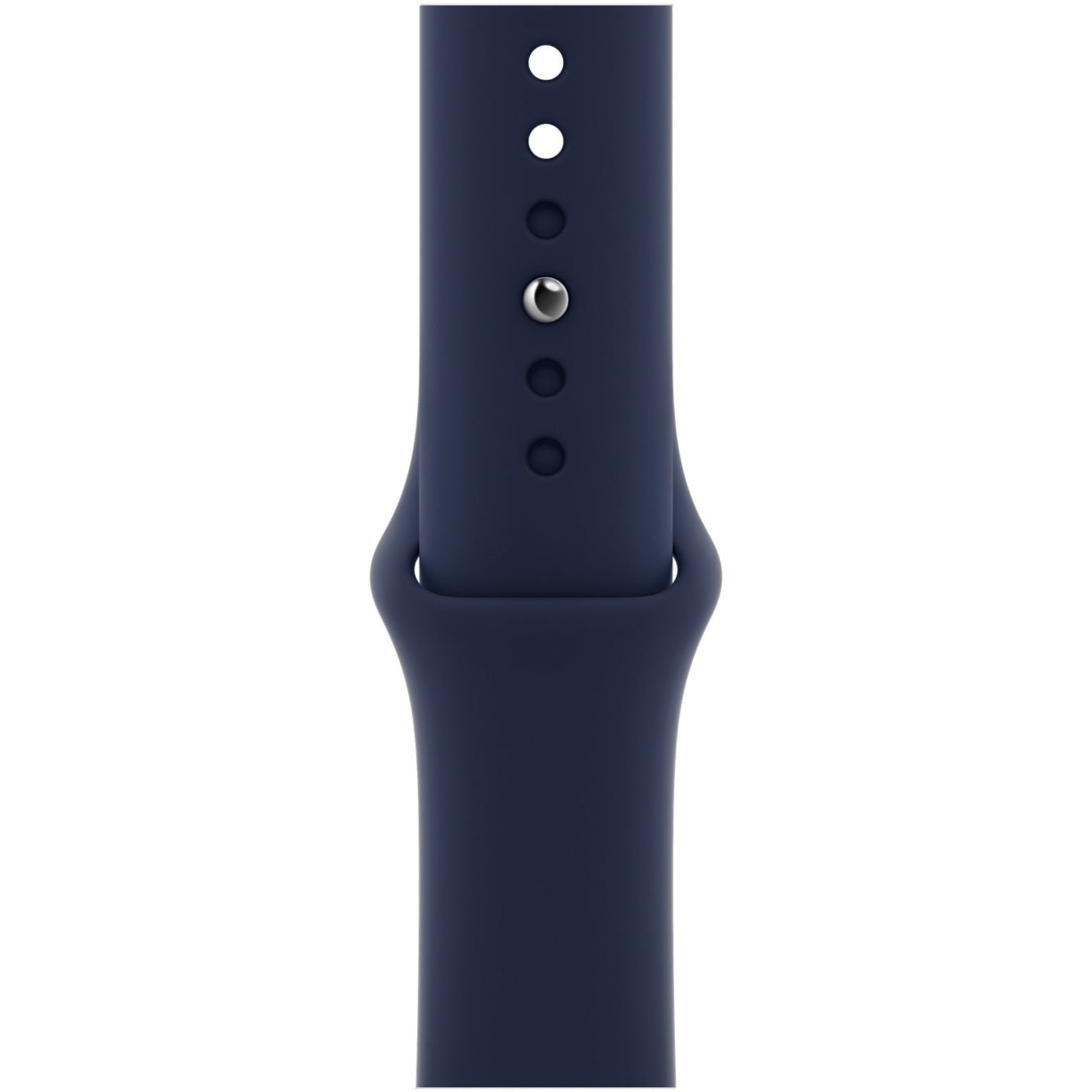 Restored Apple Watch Series 6 40mm GPS + Cellular Gold Stainless Steel Case - Deep Navy Sport Band Like New