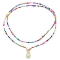 thumbnail image 1 of Vocoste collares de cuentas de colores collares de cadena para mujeres damas, 1 of 6