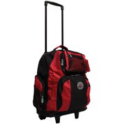 Transworld Roll-Away 22" Deluxe Rolling Backpack Black/Red