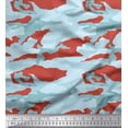 thumbnail image 1 of Soimoi Poly Georgette Fabric Two Tone Camouflage Decor Fabric Printed Yard 52 Inch Wide, 1 of 1