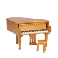 thumbnail image 1 of Music Box, Wooden Piano Music Box Clear Sound Elegant Wood Simple Operation For Kids Friends Gift ANGGREK No, 1 of 7