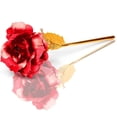 thumbnail image 6 of Gold Dipped Rose,Real Long Stem Eternity Rose Flower Best for Her, Mom, Wife, Girlfriend, Anniversary, Mothers Day, Birthday, Valentine's, Wedding - Red, 6 of 8