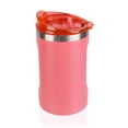 thumbnail image 6 of Ozark Trail 16oz Ceramic Lined Stainless Steel Can Tumbler with 2-in-1 Lid,Coral, 6 of 8