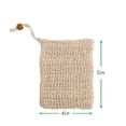 thumbnail image 3 of Pack Soap Storage Bags Zero Waste Mesh Soap Loofah Storage Bags for Shower, 5 Piece Fashionable Natural Cotton and Linen Shower Exfoliating Sponge Bag Comfortable Bubble Net Soap Protective Bag Net, 3 of 9