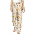 thumbnail image 2 of Lsque Cute Bee Gnome Print Women's Pajama Pants, Lounge Pant - Comfortable Home Wear,Elastic Waistband, Stylish Design-Small, 2 of 9
