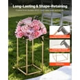thumbnail image 3 of VEVOR Wedding Flower Stand, 10PCS 15.75-inch Column Flower Stand, Floral Stands with Acrylic Laminate, Gold Rectangular Floral Display Rack for Wedding, Party, Birthday, Home,  Gold Centerpiece Stands, 3 of 9