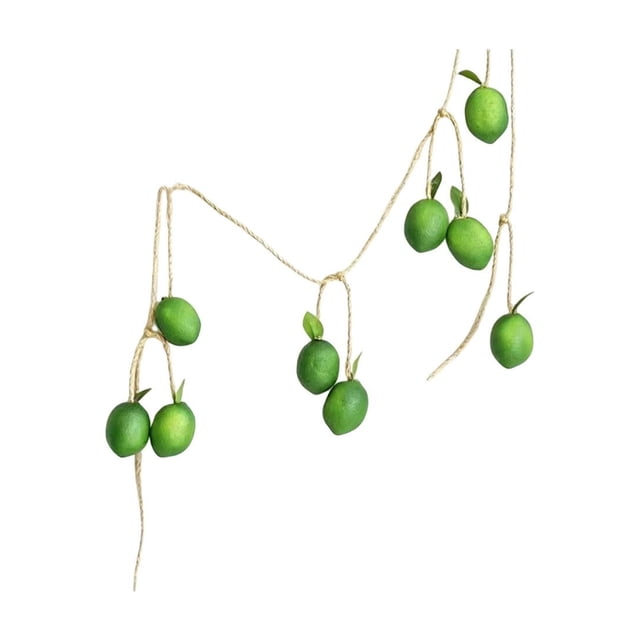 EGNMCR Home Decor, Room Decor Artificial Lemon Hanging Garland String With 9 Faux Lemons Rural Jute Rope Wall Decor For Kitchen Summer Farmstead Home Decoration Pl astic imitation lemon string