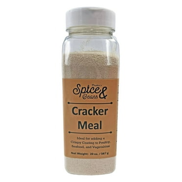 Fine Ground Cracker Meal by Dasher's Spice & Beans | Add Crispy Coating to Meals | 20 oz.