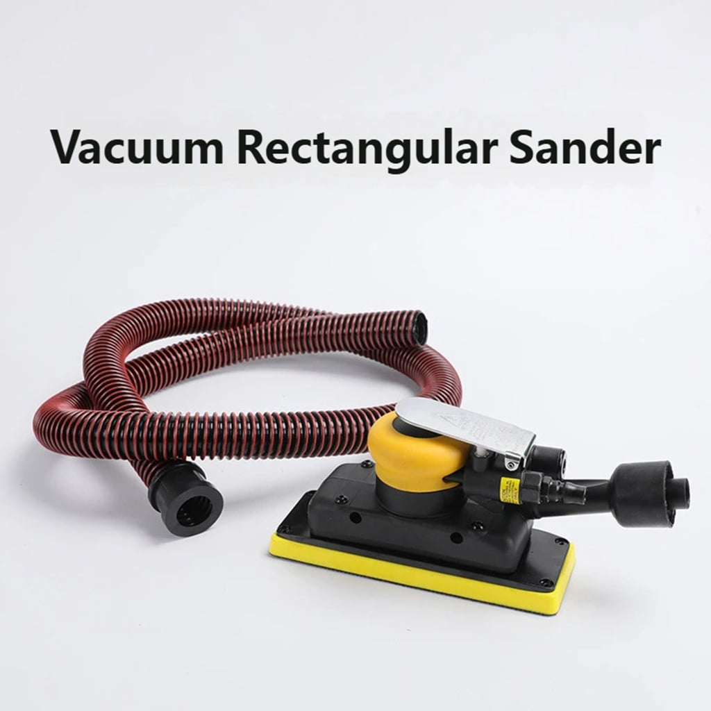 QueMer Precisions Air Powered Sander Pneumatic Random Orbital Sander Ideal For Furniture Making And Metal Polishing Tasks