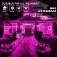 thumbnail image 3 of Luces LED para Halloween Kemooie 500, rosa, 164 pies, diseño de hada para exteriores, 3 of 9