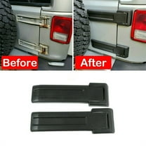 Furulu 2Pcs Upper Lower Tail Gate Hinge Covers For Jeep Wrangler JK JKU Sport Rubicon Sahara X 2007-2017 (NOT FOR 2018 JL)