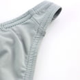 thumbnail image 4 of Men Low Waist Breathable Big Pouch Briefs Swim Trunks Swimming Pants, 4 of 9