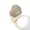 Gold, variant on New 14K Gold Silver Rose Plated Hip Hop Rings Bling ICED AAA+ CZ Heart Brass-Silver-8
