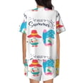 thumbnail image 3 of Lsque Gnomes Summer Women's Short-Sleeved Pajama Set - 2 Piece Soft and Lightweight Sleepwear Set-, 3 of 9
