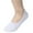 White-5 Pairs, variant on Choice Unisex Non-Slip Cotton Loafer Socks, White (5 Pack)