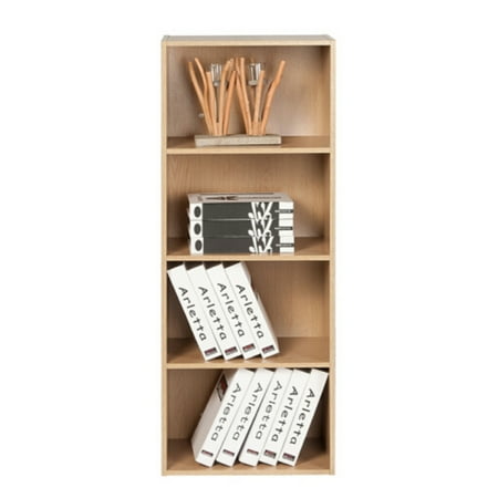 - Yosoo Wood Display Shelf Storage Bookshelf 3/4 Tier Bookcase Stand Rack Cube Unit,Wood