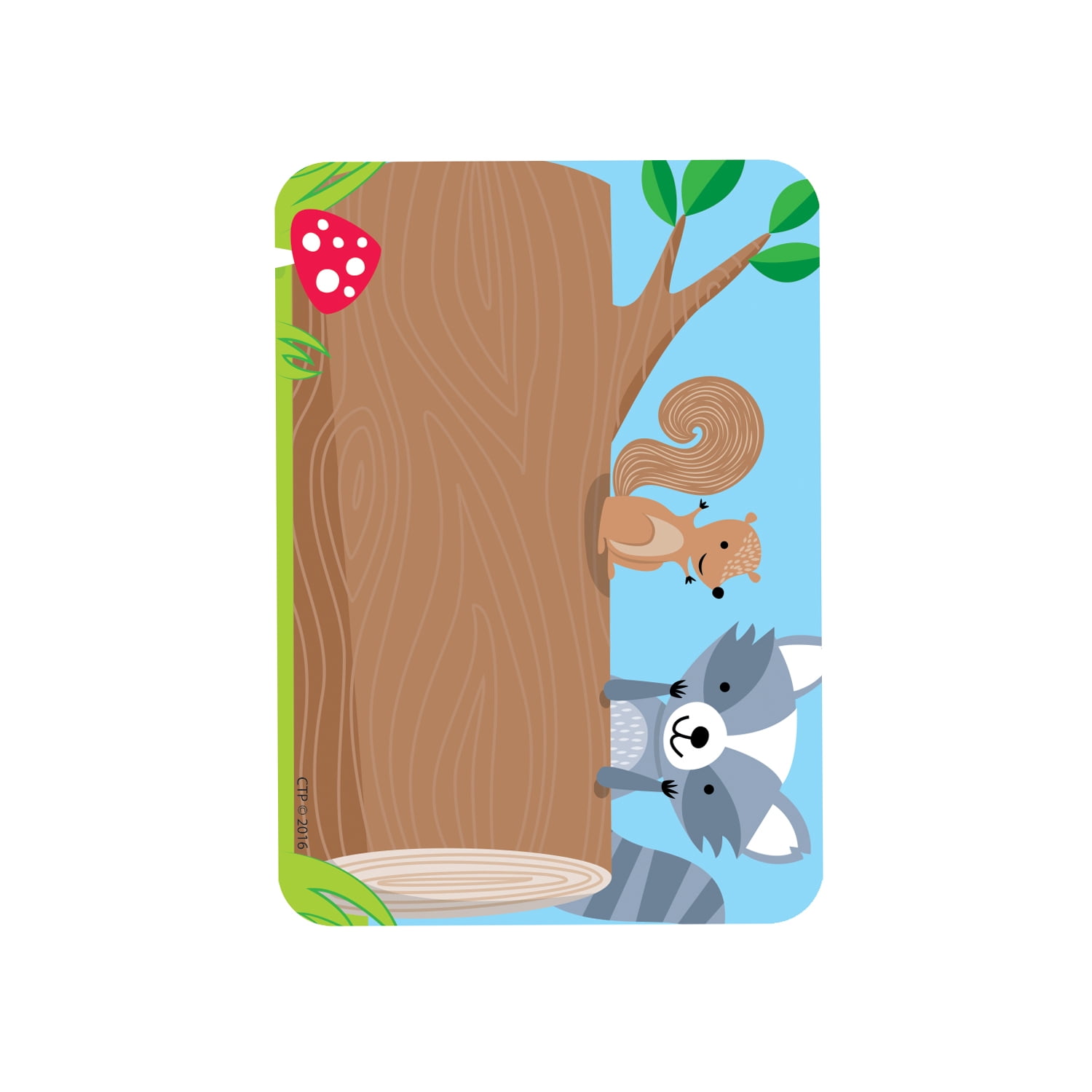 Creative Teaching Press Woodland Friends Name Tag Labels, 36 Per Pack, 6 Packs