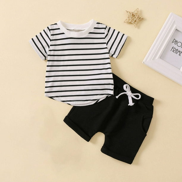 Sunsiom Baby Girl Summer Clothes Suits Letter Print Short Sleeve