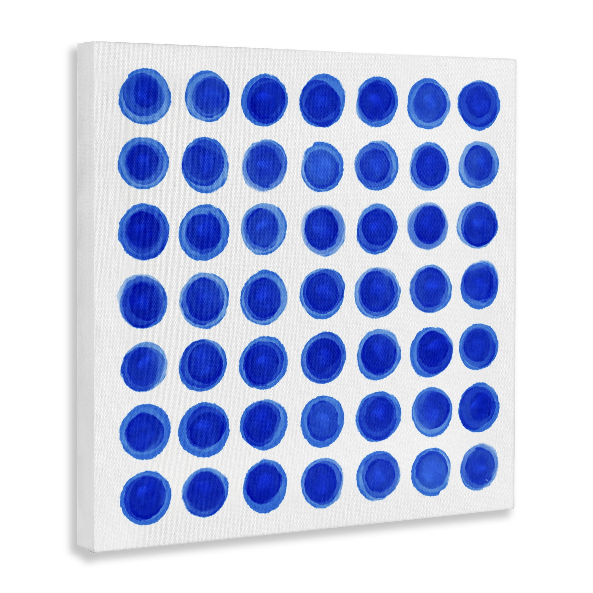 Stupell Industries Blue Dots Uniform Pattern Canvas Wall Art, design by Martina Pavlova