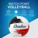 thumbnail image 5 of Balón de Voleibol Baden Rojo Blanco Negro Talla 5, 5 of 6