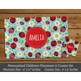 thumbnail image 3 of Printtoo Ladybird Print Personaized Gift For Kids Placemat & Coaster Set For Girls,Boys Gift,Christmas Gift-11x17 Inch, 3 of 6