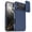 Blue, variant on Moreoy Dual Layer Protective Case for iPhone 18 Pro with Built-in Slide Camera Lens Cover, Supports Wireless Charging, Hybrid Heavy Duty Shockproof Drop Protection Phone Shell,Blue