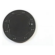 Rugged Ridge by RealTruck Gas Cap Door for Wrangler JK/JKU | Non-Locking, Black | 11229.02 | Compatible with 2007-2018 Jeep Wrangler JK