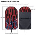 thumbnail image 6 of Bulopur Patriotic Front Car Seat Towel Geometric American Flag Waterproof Sweat Carseat Protector for Men Washable Athletic Towel for Holiday Fit SUV Sedan Truck, 6 of 8