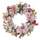 thumbnail image 1 of Artificial Daisy Lavender Wreath Wildflower Summer Silk Wreaths, 1 of 5
