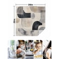 thumbnail image 5 of Hokiten Kitchen Dinner Napkins Set of 4 Modern Grey Beige Cloth Napkins Reusable Washable Table Napkins for Weddings Cocktail Parties Holiday Table Decor 20x20 Inch, 5 of 8