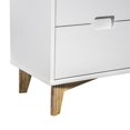thumbnail image 5 of Manhattan Comfort Glenmore Commode 4 Tiroirs en Blanc et Naturel, 5 of 5