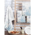 thumbnail image 2 of Seahorse Coastal Kitchen Dish Towels for Drying Dishes Set of 2, Summer Beach Ocean Nautical Coral Waffle Weave Microfiber Hand Tea Bathroom Towels Quick Dry & Absorbent Towel 15.7x23.6, 2 of 7