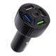 thumbnail image 5 of Cargador de coche 1 en 4 Salida USB QC3.0 Retardante de fuego Protección múltiple Plug and Play Universal 12-32 V Negro, 5 of 5