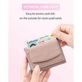 thumbnail image 4 of RFID Small Leather Wallet for Women with Coin Pouch Compact Trifold Mini Pocket Wallet with Cash Slot and Card Holders Great for Daily or Travel (Light Green), 4 of 6